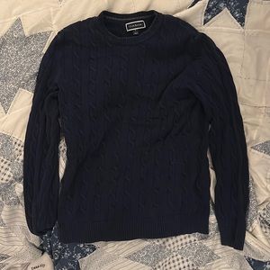 Navy Blue Cable knit